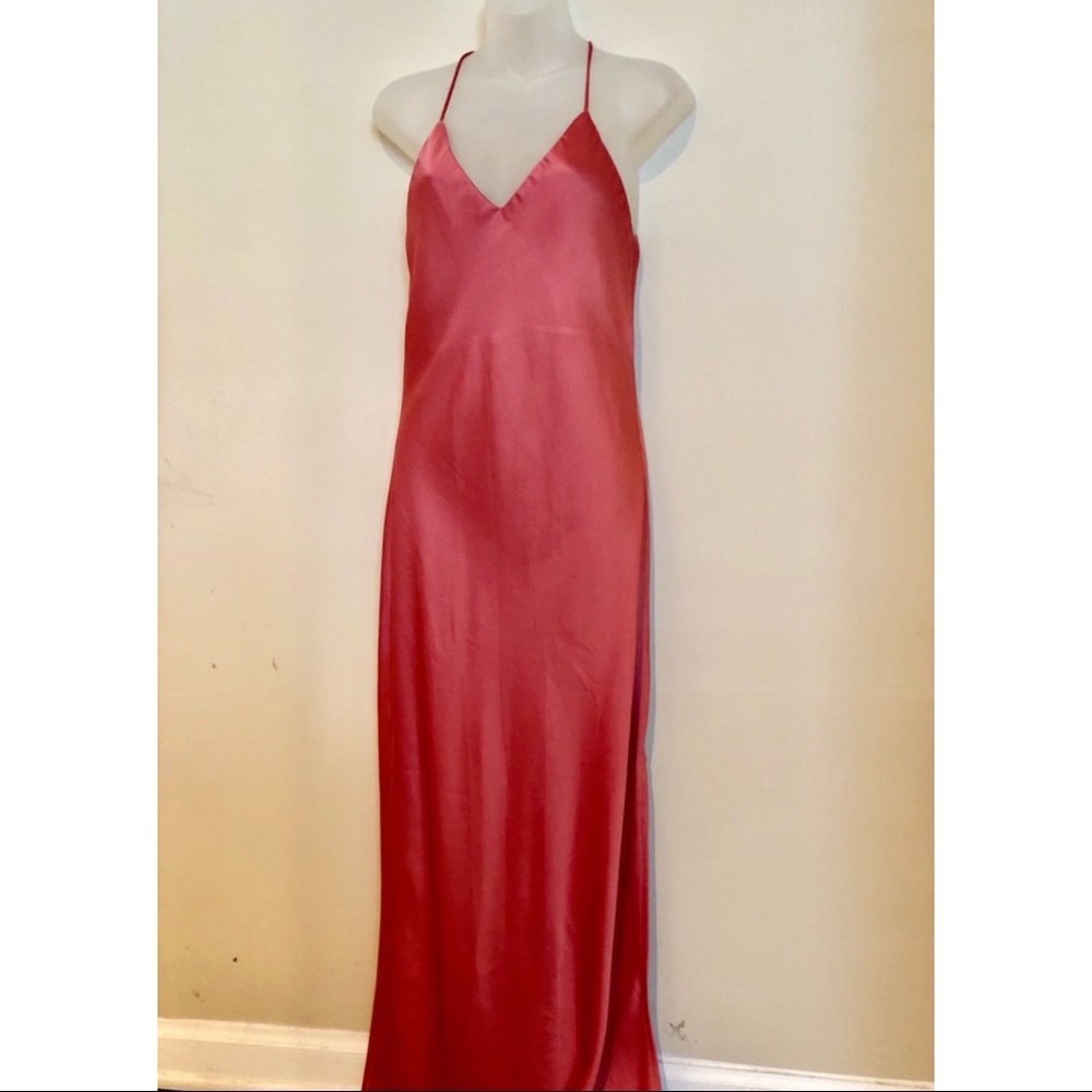 Satin Maxi Dress